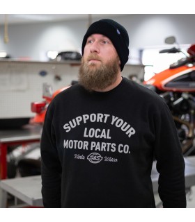 SWEAT SHIRT S&S BLACK S