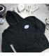 HOODY BLACK S