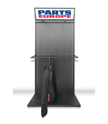 WALL DISPLAY WITH BANNER