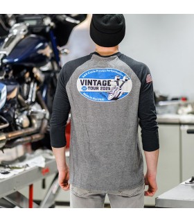 TEE SHIRT VINTAGE TOUR - 3/4 S