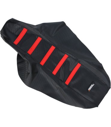 SEAT COVER RIBBED HON RED