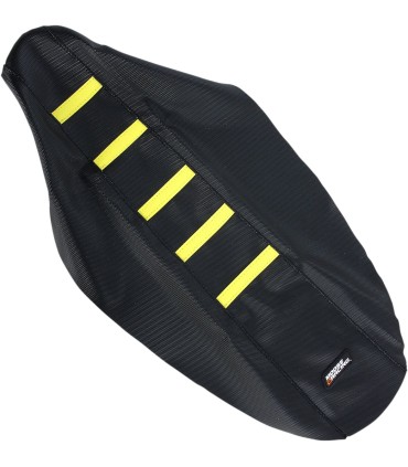 SEAT COVER RIBBED SUZ YEL