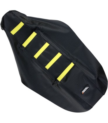 SEAT COVER RIBBED SUZ YEL