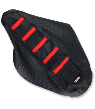 SEAT COVER RIBBED HON RED