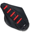 SEAT COVER RIBBED HON RED