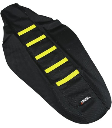 SEAT COVER RIBBED SUZ YEL