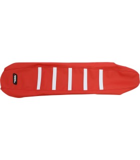 SEAT COVER RIBBED GAS RED