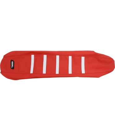 SEAT COVER RIBBED GAS RED