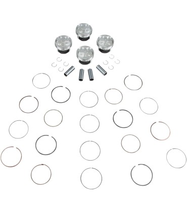 PISTON KIT R6 4V DOMED