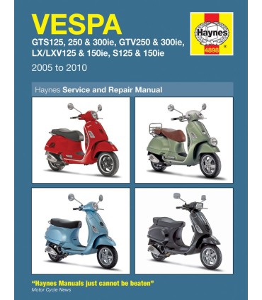 VESPA GTS GTV LX & S 125-
