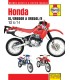 MANUAL HON XL600R/XR600R