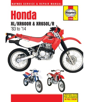 MANUAL HON XL600R/XR600R