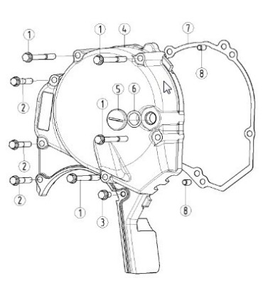 "item  3 Boulon bride tête hexagonale"