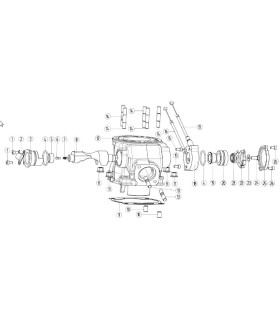 "item  9 Joint de cylindre Matériau d'étanchéité en aluminium noyau de graphite expansé épaisseur 0