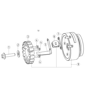 "item  7 Composant de rotor de moteur magnétique"