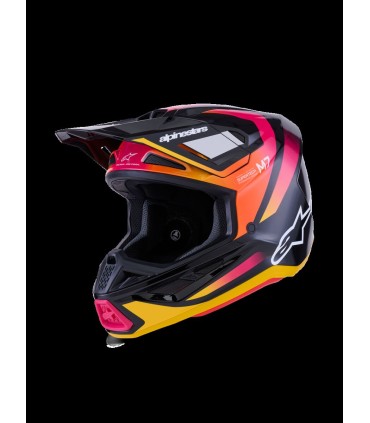 HELMET SM7 RISE BLK/YL/PINK M