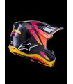 HELMET SM7 RISE BLK/YL/PINK L