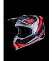 HELMET SM7 RISE BLK/RD/SILV XS
