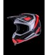 HELMET SM7 RISE BLK/RD/SILV L