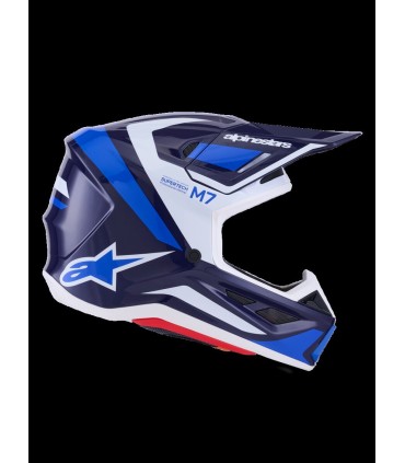 HELMET SM7 RISE BLUE/WHITE XS