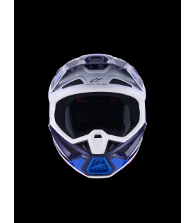 HELMET SM7 RISE BLUE/WHITE M