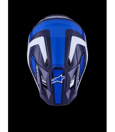 HELMET SM7 RISE BLUE/WHITE M