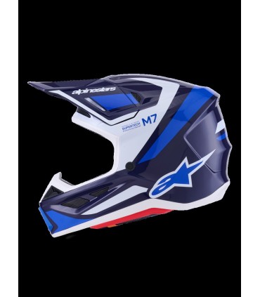 HELMET SM7 RISE BLUE/WHITE XL