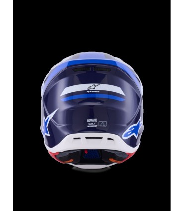 HELMET SM7 RISE BLUE/WHITE XL