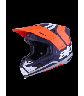 HELMET SM7 CORE ORAN/BLUE XL