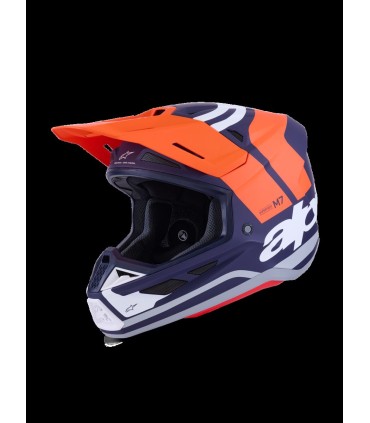 HELMET SM7 CORE ORAN/BLUE XL