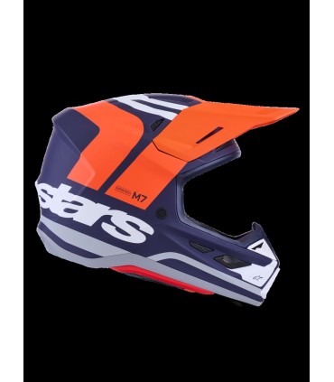 HELMET SM7 CORE ORAN/BLUE 2X