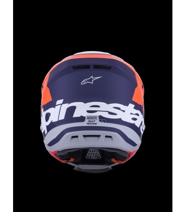 HELMET SM7 CORE ORAN/BLUE 2X