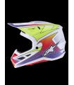 HELMET SM7 FUSE WHT/YL/PU M