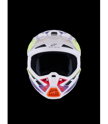 HELMET SM7 FUSE WHT/YL/PU 2X