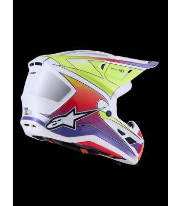 HELMET SM7 FUSE WHT/YL/PU 2X