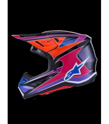 HELMET SM7 FUSE BLU/PU/PINK M
