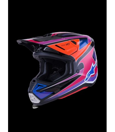 HELMET SM7 FUSE BLU/PU/PINK M