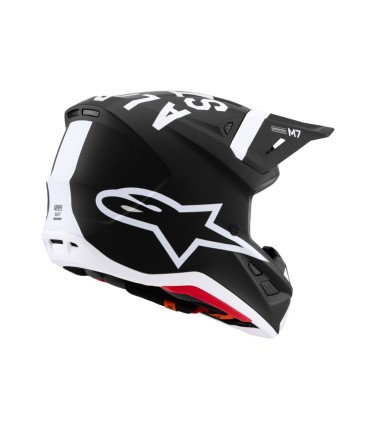 HELMET SM7 DASHER BLK/WHT XL