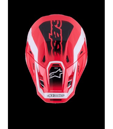 HELMET SM7 DEED RED/BLK/WH XS