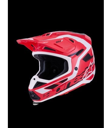 HELMET SM7 DEED RED/BLK/WH XL