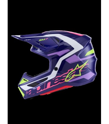 HELMET SM7 DEED PURPLE/PINK S