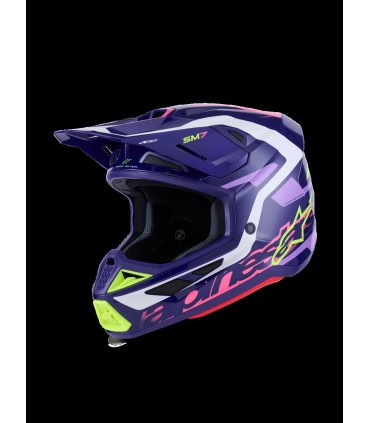 HELMET SM7 DEED PURPLE/PINK 2X