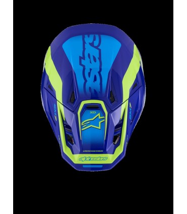 HELMET SM7 DEED BLUE/YEL XS