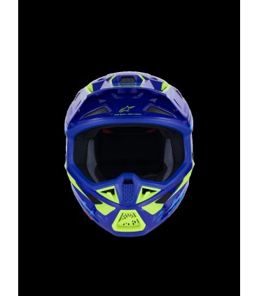 HELMET SM7 DEED BLUE/YEL XS