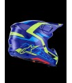 HELMET SM7 DEED BLUE/YEL M