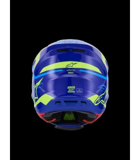 HELMET SM7 DEED BLUE/YEL 2X