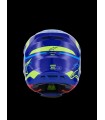 HELMET SM7 DEED BLUE/YEL 2X