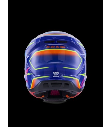 HELMET SM7 CAST BLU/YL/PINK XL