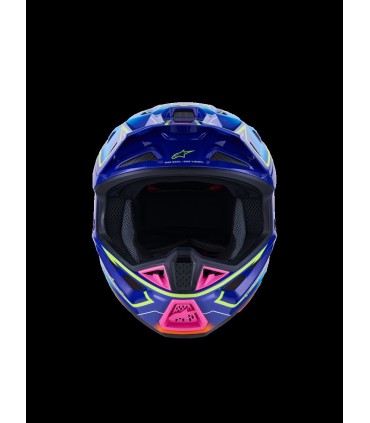 HELMET SM7 CAST BLU/YL/PINK XL