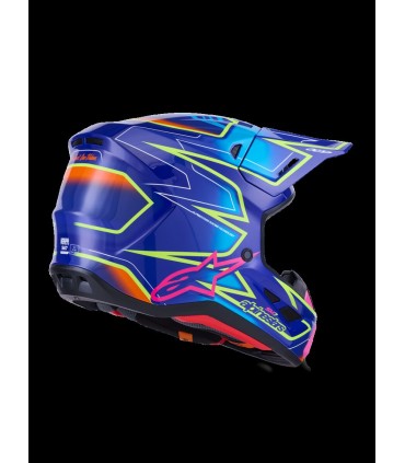 HELMET SM7 CAST BLU/YL/PINK XL